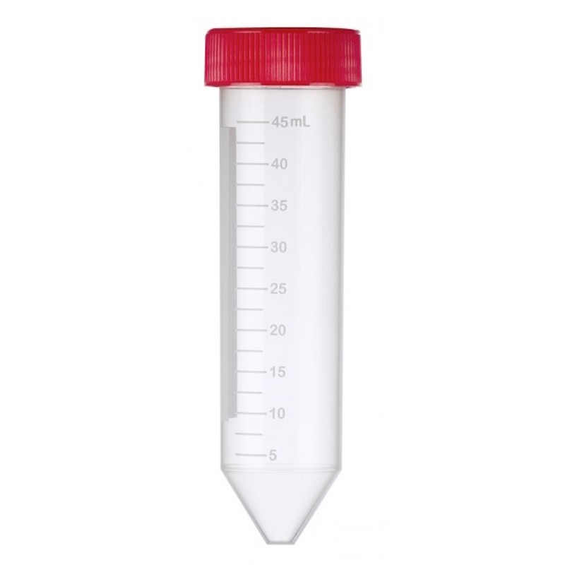 Sterile 50 ml PP tube with cap