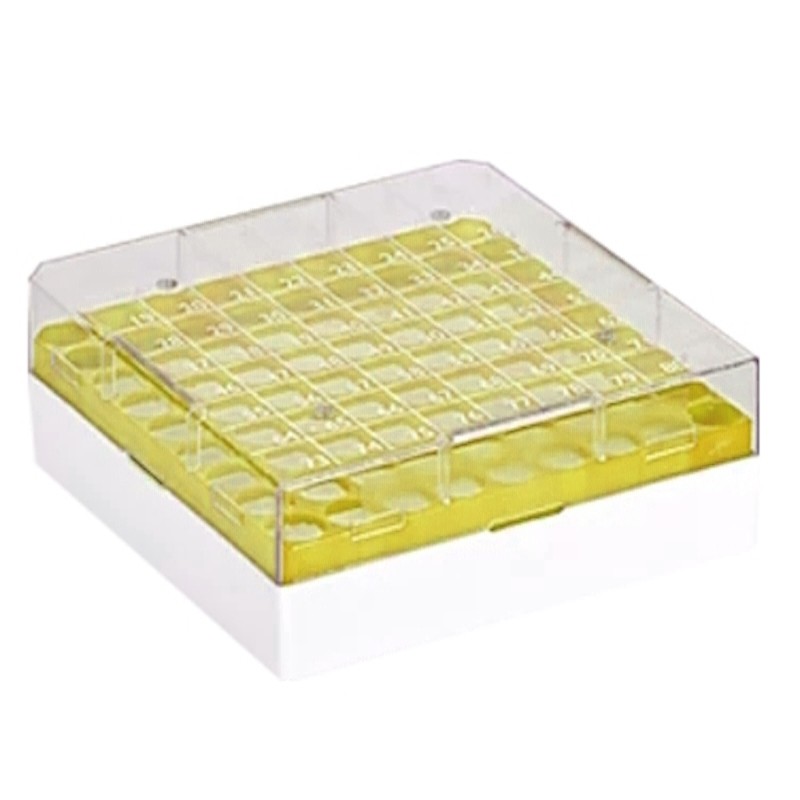 Cryobox for use with liquid nitrogen 1,2-2 ml 100 holes