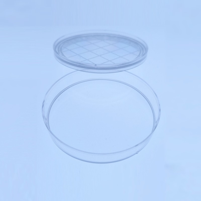 Contact dishes 55 mm vented sterile self-lock