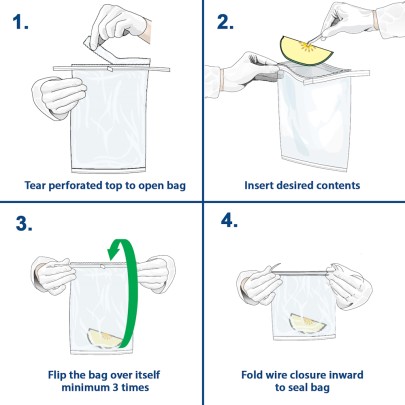 Flip 'n Fold™ Bags " Flip ‘n Fold " bags 530 ml 2