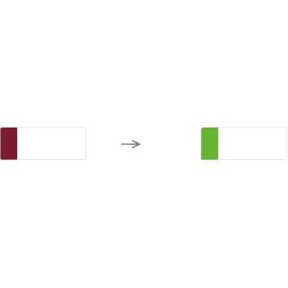 Self-adhesive EtO label with lateral indicator
