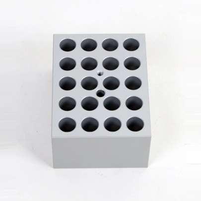 Heating block for 12 x 12 or 13 mm tubes