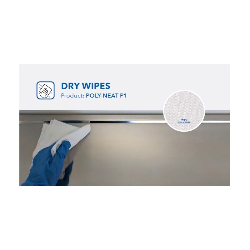 Poly-neat P1. Wipes STERILI 23x23 cm laser