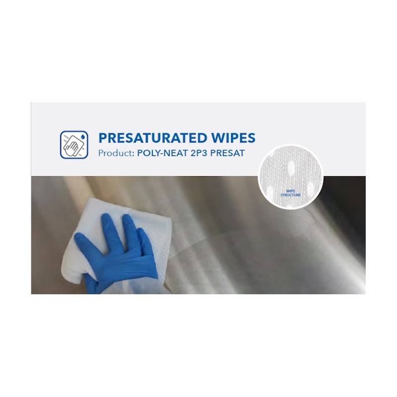 Polysorb 2P3G. Salviette presaturate 70% IPA 28x28 cm