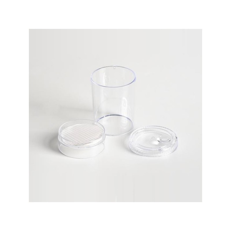 Funnel 100 ml white PES membrane pores 0,22 µm