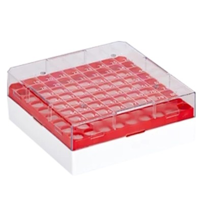 Cryobox for use with liquid nitrogen 1,2-2 ml 81 holes
