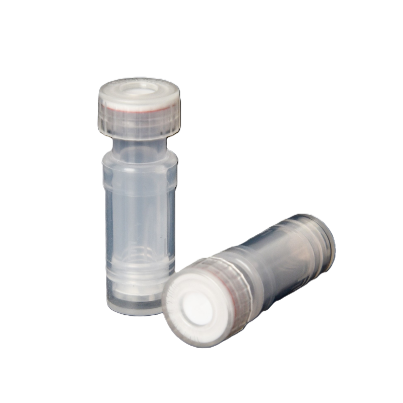 Filter Vial trasparente PTFE idrofilo 0,22 μm setto intero