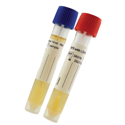 Sterile flocked swab in 1 ml Letheen Broth