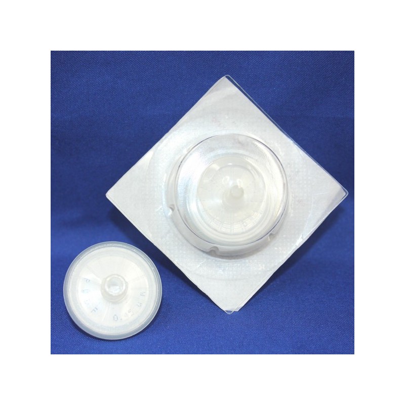 Filtro per siringa PES, sterile, pori 0,45 µm, diametro 13 mm