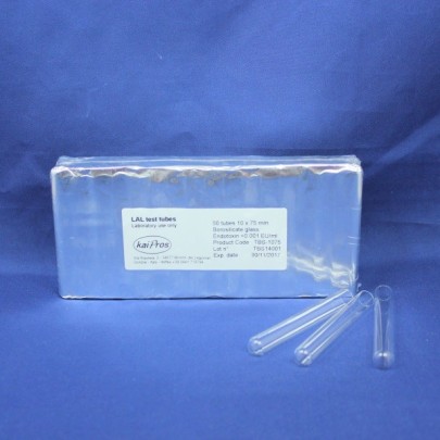 Borosilicate glass tubes 10 x 75 mm for LAL 5000 and Gel-clot, sterile