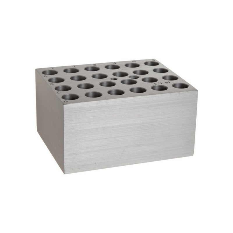 Blocco per 24 provette da centrifuga da 0,5 ml