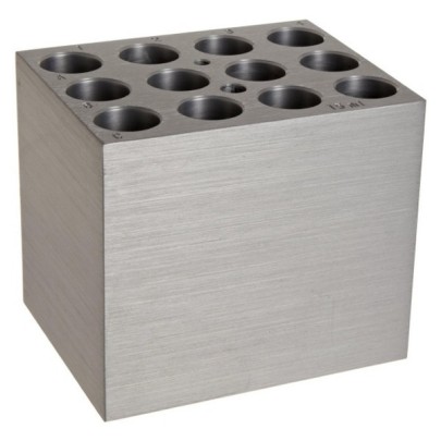 Block for 15 1.5 ml centrifuge tubes