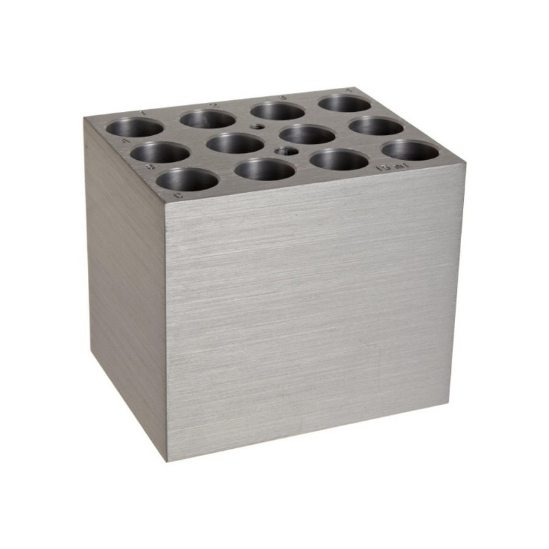 Blocco per 15 provette da centrifuga da 1,5 ml o 2 ml