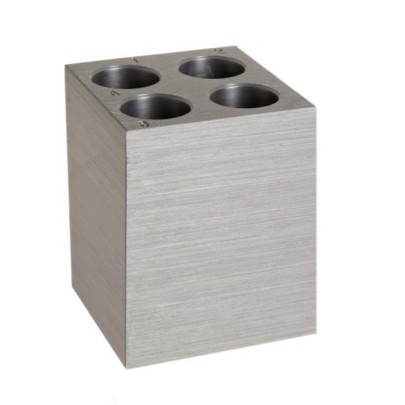 Block for 4 x 15ml centrifuge tubes (no lid)