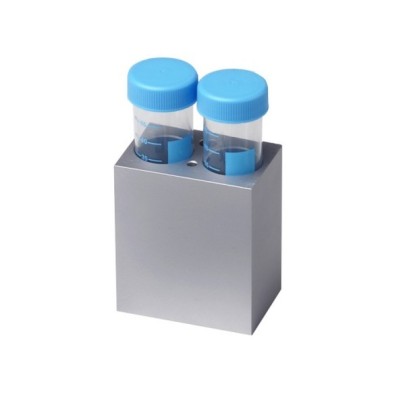Block for 2 x 50 ml centrifuge tubes (no lid)