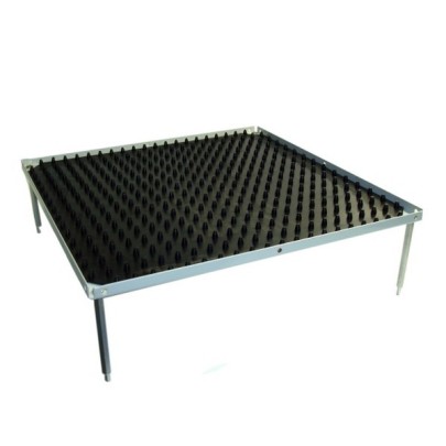 Piattaforma impilabile 30x30 cm tappetino corrugato