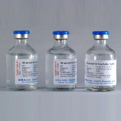 Tris Buffer 0.05 M sterile solution. Pyrogen-free certified 