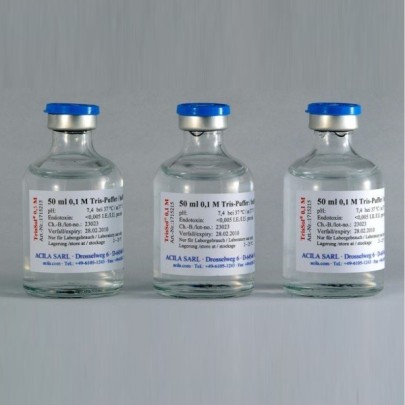 Tris Buffer 0.2 M pH 7.4 sterile, soluzione certificata apirogena, 50 ml
