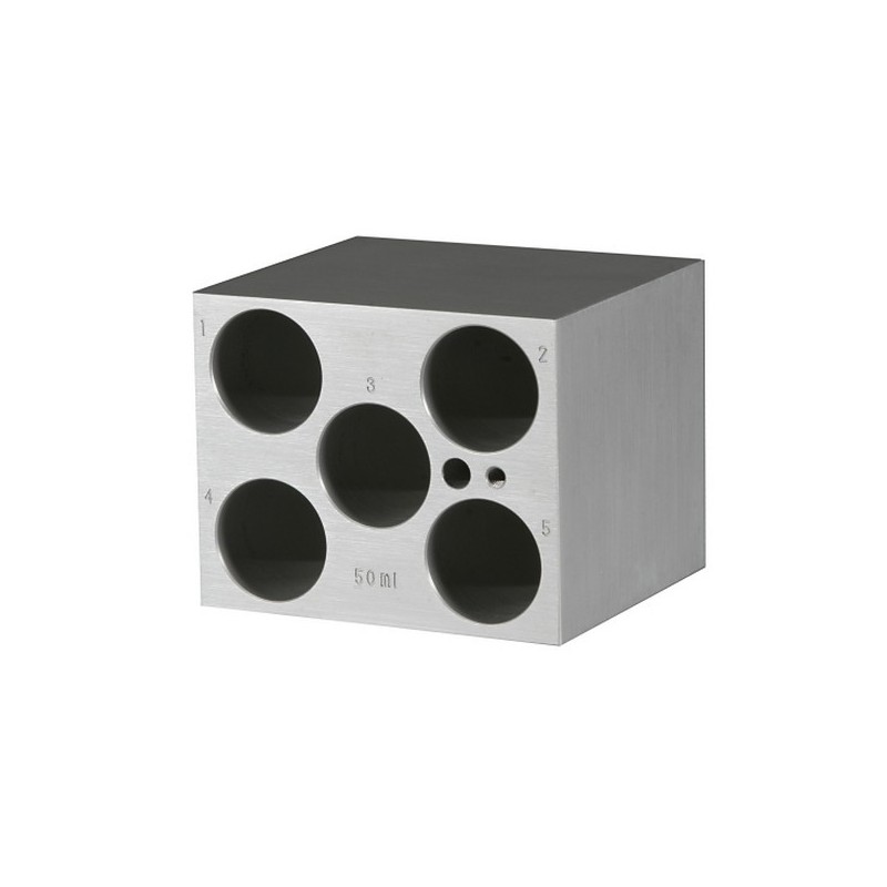 Blocco per 5 provette da centrifuga da 50 ml