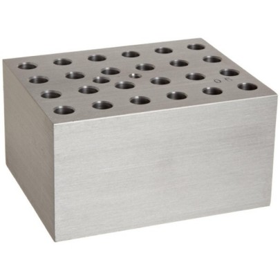 Block for 24 centrifuge tubes of 1.5 ml or 2 ml
