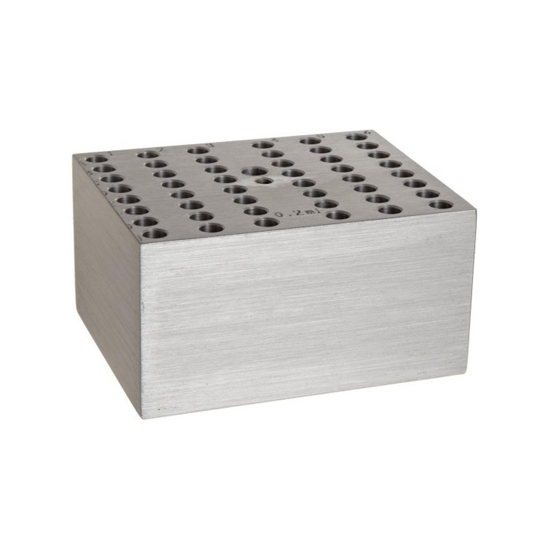Block for 48 x 0.2 ml tubes or 6 x 8 place PCR strips