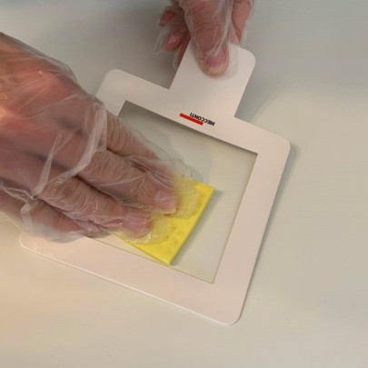 Kit dry sponges + template