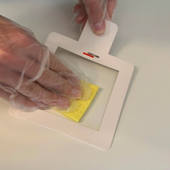 Kit dry sponges + template