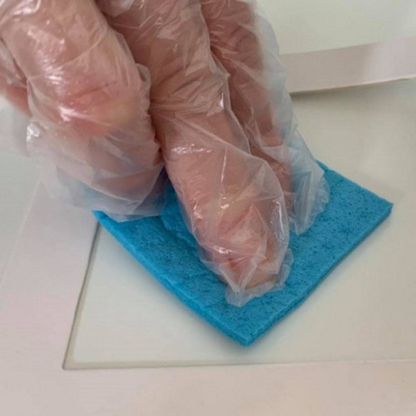 Kit wet sponges BPW + template