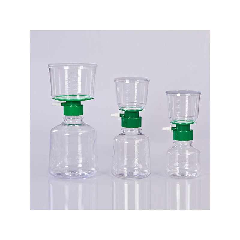 Vacufil. Unità filtrante di plastica 250 ml CA 0,45 µm