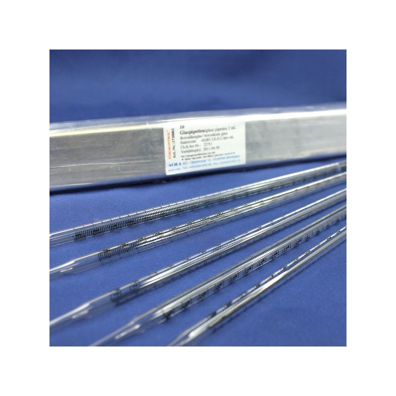 Borosilicate glass 2 ml pipettes