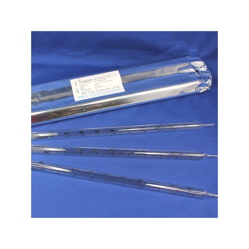 Borosilicate glass 10 ml pipettes