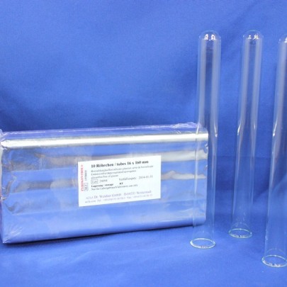 Borosilicate glass tubes 16x160 mm pyrogen free