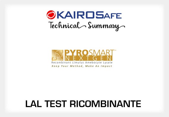 LAL TEST: METODO RICOMBINANTE Technical Summary n. 2